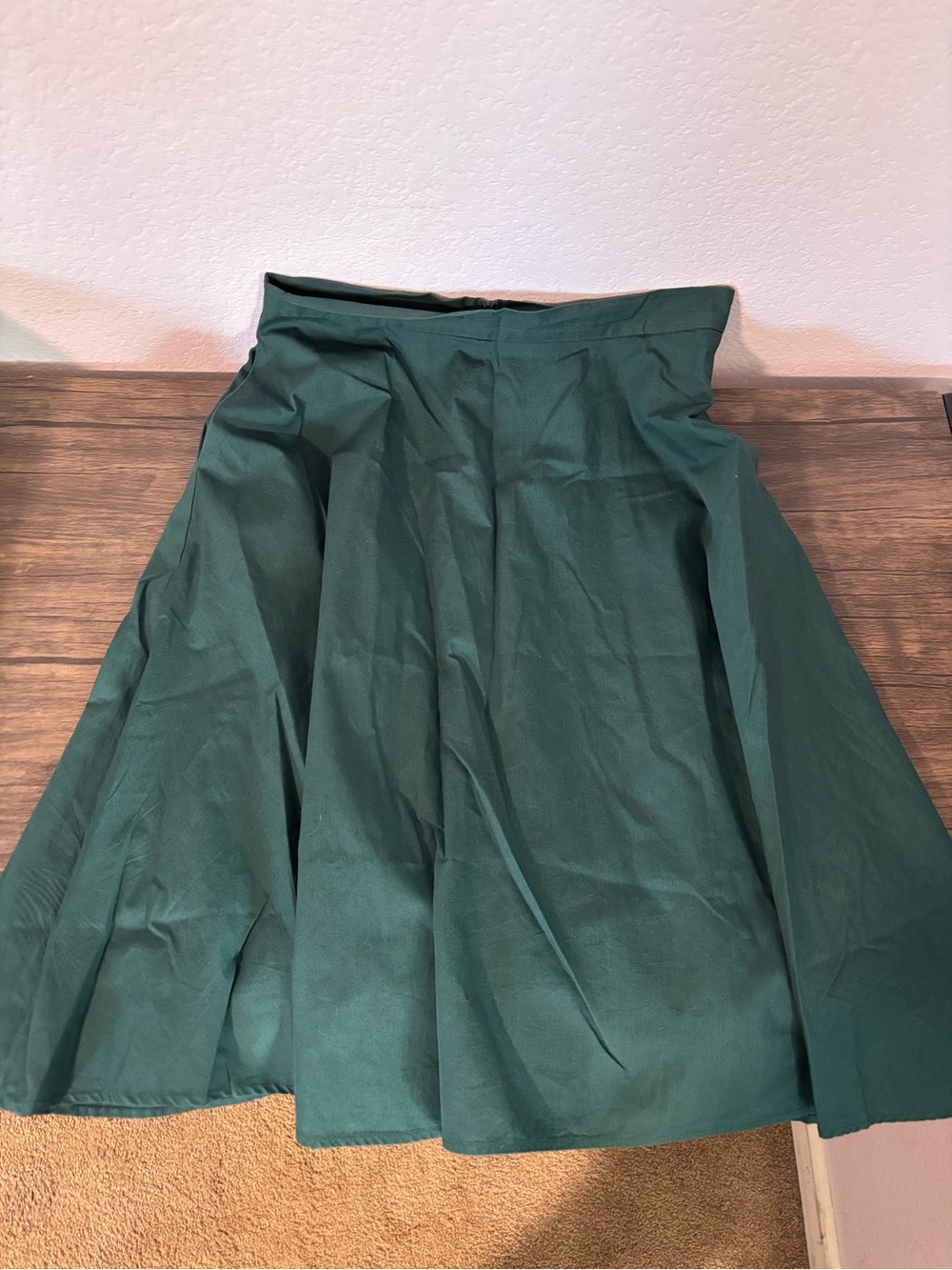 Green skirt size 8